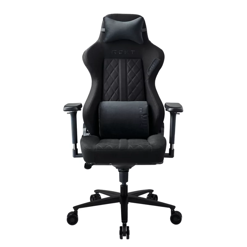 Fauteuil Gaming REKT GG1 ELASTRON Space Black - Accoudoirs 4D - Mousse Haute Densité - Inclinaison 160°